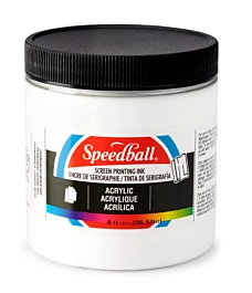 Encre acrylique pour sérigraphie White Speedball 236 ml