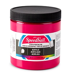 Encre acrylique pour sérigraphie Magenta Speedball 236 ml