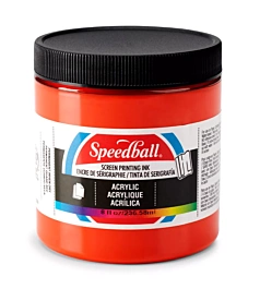 Encre acrylique pour sérigraphie Fire Red Speedball 236 ml