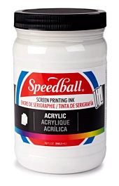 Inchiostro acrilico bianco Speedball per serigrafia 946 ml