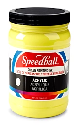 Inchiostro per serigrafia acrilico Speedball giallo primula 946 ml
