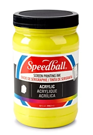 Inchiostro acrilico giallo Speedball per serigrafia 946 ml