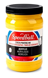 Inchiostro acrilico per serigrafia Medium Yellow Speedball 946ml