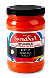 Inchiostro acrilico arancione Speedball per serigrafia 946 ml