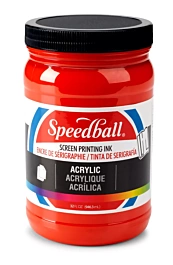 Inchiostro per serigrafia acrilico Speedball rosso fuoco 946 ml