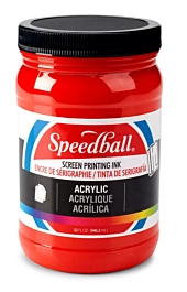 Inchiostro acrilico Speedball rosso medio per serigrafia 946 ml