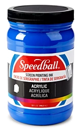Inchiostro acrilico Ultramarin Blue Speedball per serigrafia 946 ml