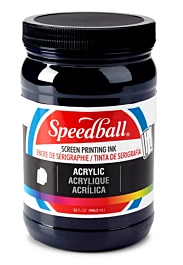 Inchiostro acrilico Dark Blue Speedball per serigrafia 946 ml