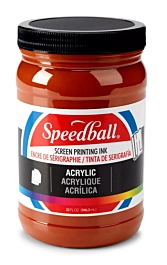 Inchiostro acrilico marrone Speedball per serigrafia 946 ml