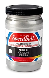 Inchiostro acrilico Silver Speedball per serigrafia 946 ml