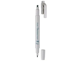 Rotulador Doble Punta Illumina Flex Gris Pastel Pentel