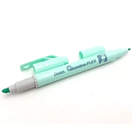 Rotulador Doble Punta Illumina Flex Turquesa Pastel Pentel