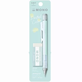 Potlood en gum set Turquoise Mono Graph Tombow 0,5mm