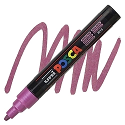 Rotulador Uni Posca PC5M Rosa Metálico