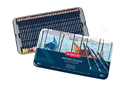 36 pieces Watercolour Derwent Metallic Box