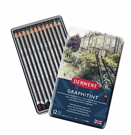 Derwent Coloursoft 12 pieces Metallic Box