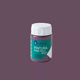 Plum Opaque Fabric Paint La Pajarita 35ml