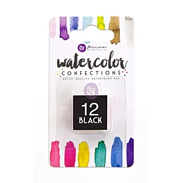 Acuarela Medio Godet Prima 12 Black