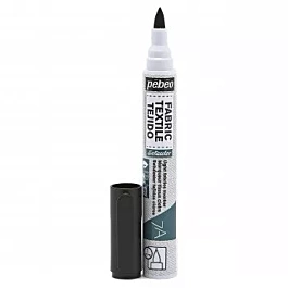 Rotulador Setacolor telas claras 7A Negro
