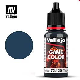 Pintura modelismo 120 Turquesa Abisal Game Color Vallejo 17ml