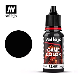 Pintura modelismo 051 Negro Game Color Vallejo 17ml