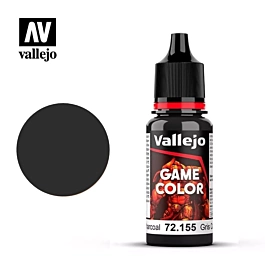 Pintura modelismo 155 Extra Opaque Gris Carbón Denso Game Color Vallejo 17ml