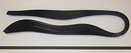 SUPER DEAL **40%** Manualmanía 70 Strips of black Quilling paper 9x75cm