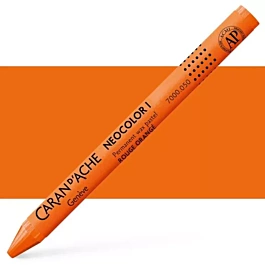 Cera 050 Rojo anaranjado Neocolor I Caran D'Ache