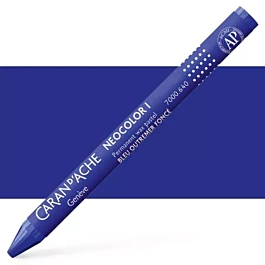 Cera 640 Azul ultramar oscuro Neocolor I Caran D'Ache