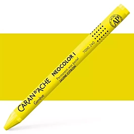 Cera 240 Amarillo limón Neocolor I Caran D'Ache
