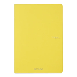 Carnet EcoQua Original Fabriano A5, papier lisse couleur citron, 90 g/m²