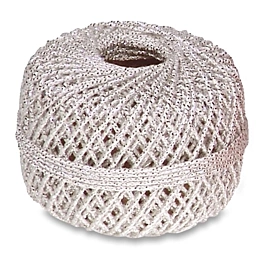 Bobina de hilo metalizado plateado Clairefontaine 1mmx20m