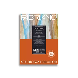 Fabriano 12H Hot Press Satin Watercolor Pad 23x30.5 300g/m²