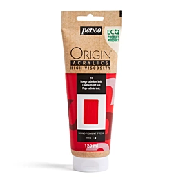 Acrílico rojo cadmio 07 ecológico Origin Pebeo 120ml