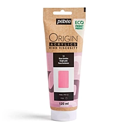 Acrílico rosa luminoso 12 ecológico Origin Pebeo 120ml