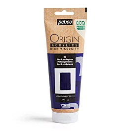 Acrílico azul de phtalocianina 16 ecológico Origin Pebeo 120ml
