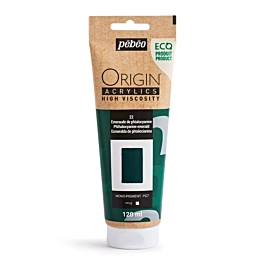 Acrílico esmeralda phtalocianina 22 ecológico Origin Pebeo 120ml
