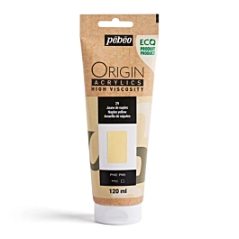 Acrílico amarillo de nápoles 29 ecológico Origin Pebeo 120ml