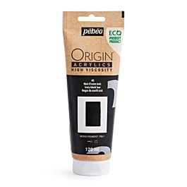 Acrílico negro marfil imitación 40 ecológico Origin Pebeo 120ml