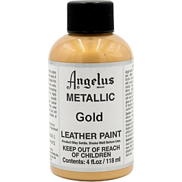 Angelus Leather Paint Metallic 072 Gold 118ml