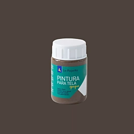 La Pajarita Opaque Fabric Paint Brown 35 ml