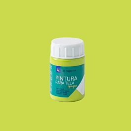 La Pajarita Opaque Fabric Paint Lime Green 35 ml