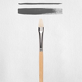 Pincel Cerda Plano Mango Largo Serie 200 Rembrandt Nº12