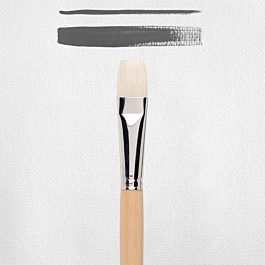 Pincel Cerda Plano Mango Largo Serie 200 Rembrandt Nº20
