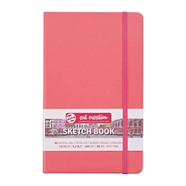 Cuaderno Sketch Book Rojo Coral ArtCreation 140g/m² 13x21cm