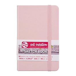 Cuaderno Sketch Book Rosa Pastel ArtCreation 140g/m² 9x14cm