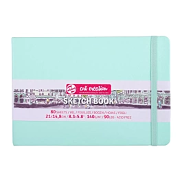 Cuaderno Sketch Book Menta Fresca ArtCreation 140g/m² 21x14,8cm