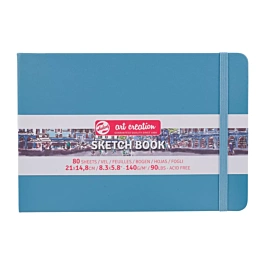 Cuaderno Sketch Book Azul Lago ArtCreation 140g/m² 21x14,8cm