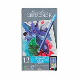 Lápis aquarela para artistas Marino 12 cores