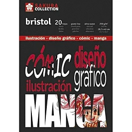 Bloc Bristol 20H Sakura A3 250g/m²